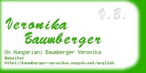 veronika baumberger business card